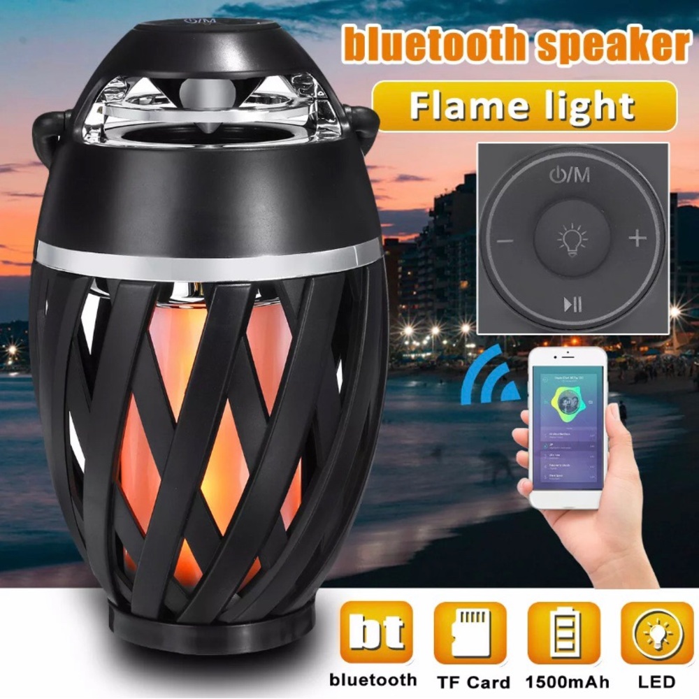 Gabba Goods LED Wireless Bluetooth Flame Speaker